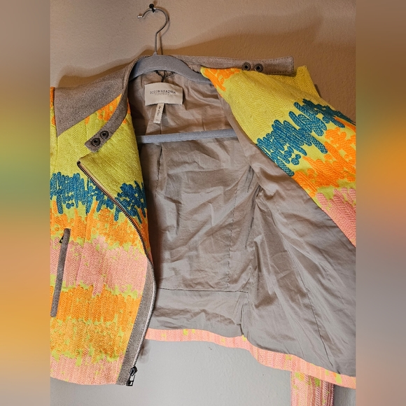 BCBGMaxazria Limited Edition Runway Moto Jacket size XS - Picture 10 of 11